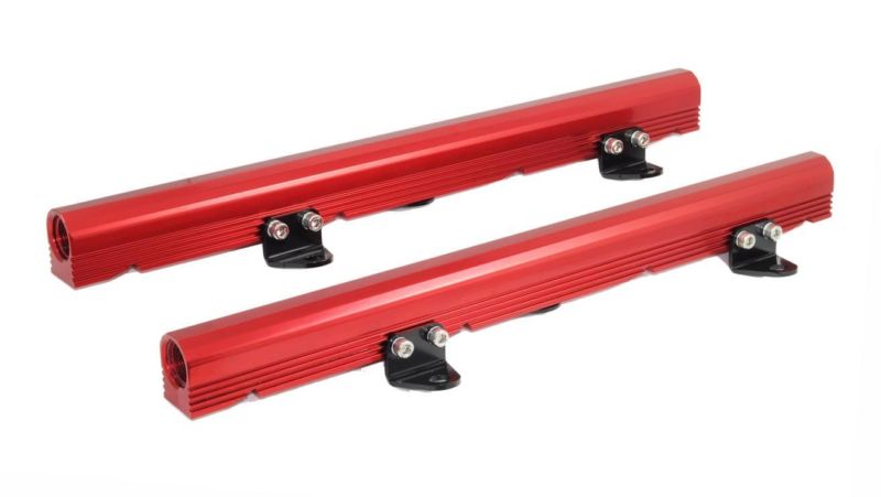 98-02 LS1 RPM Speed Billet High Flow Fuel Rails - Red