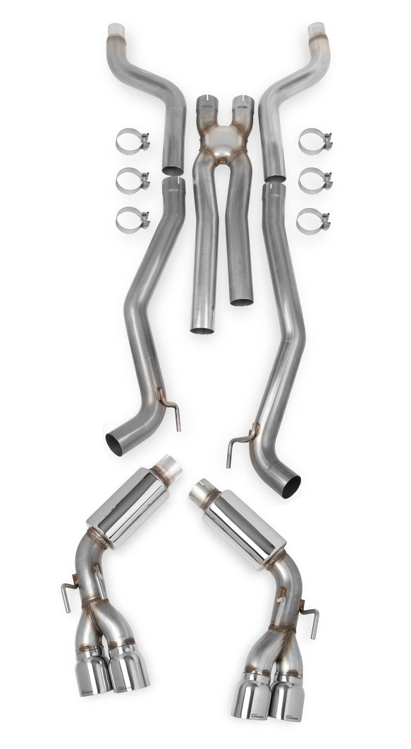 2012-2014 Camaro SS 6.2L V8 Hooker Headers Blackheart Catback Exhaust System w/Xpipe & Quad Tips