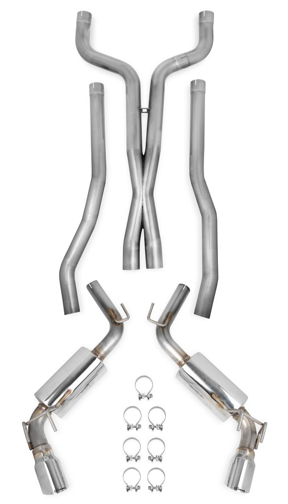 2014-2015 Camaro V6 Hooker Headers Blackheart Header-Back Full Exhaust System - w/Xpipe (Race Only)