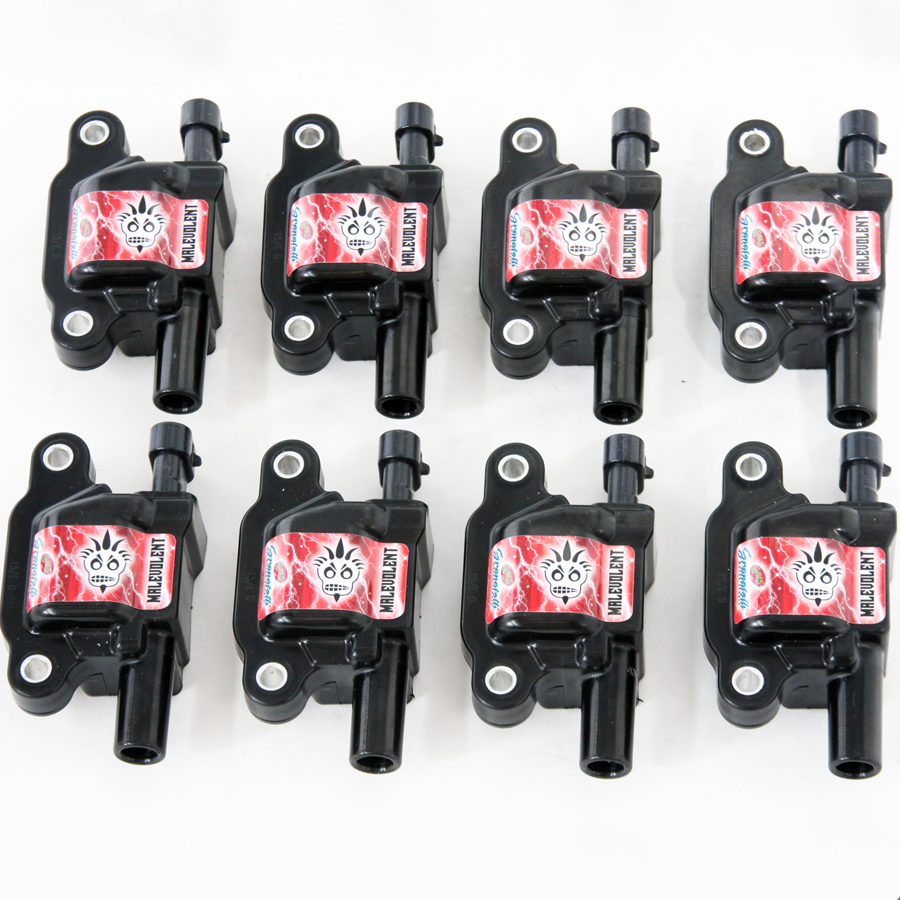 2014+ LT1 Series Granatelli Motorsports Malevolent 85KV Coil Pack Set - Black Body