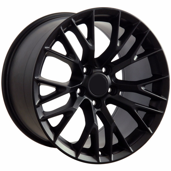 OE Wheels Corvette C7 ZO6 Replica Wheel - Matte Black 17x9.5" (54mm Offset)