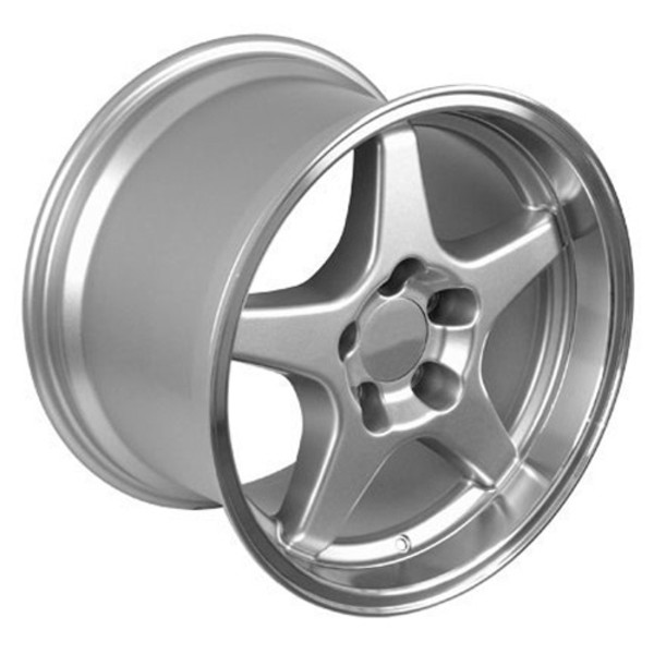 OE Wheels Corvette C4 ZR1 Replica Wheels - Silver 17x9.5"/17x11" Set (50mm/56mm Offset)