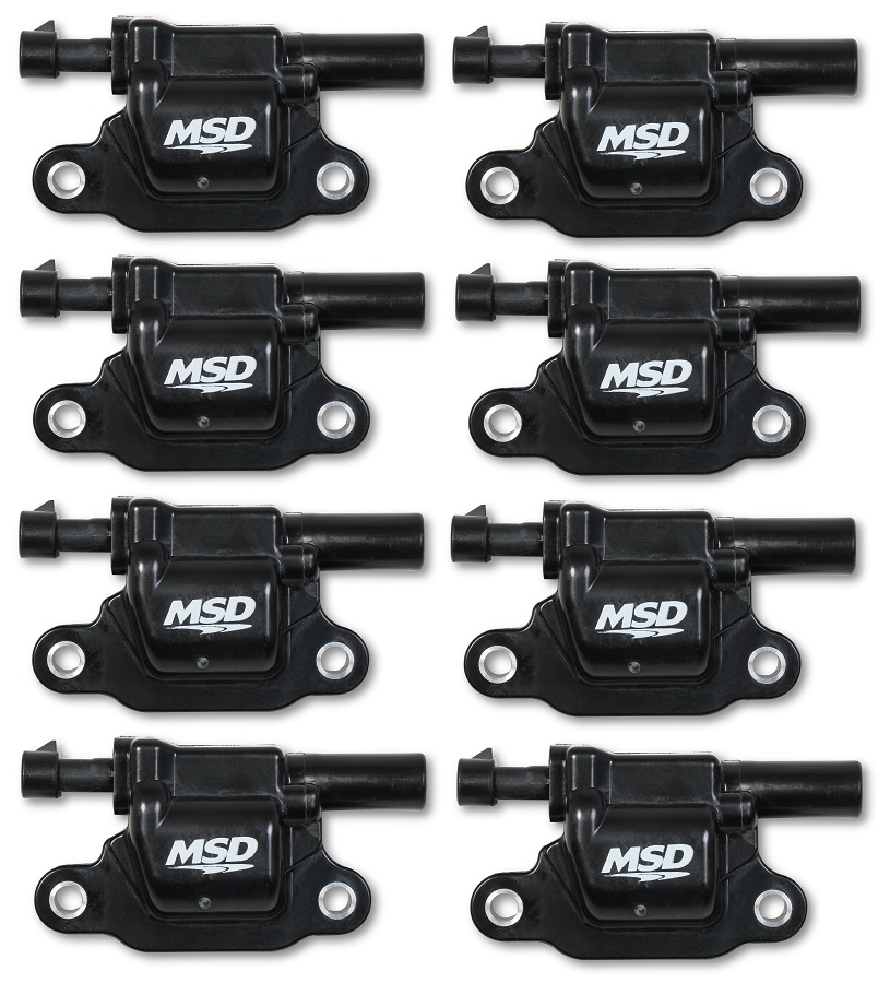 2014+ Gen V MSD Blaster LS Square Coil - Black (8 Pack)