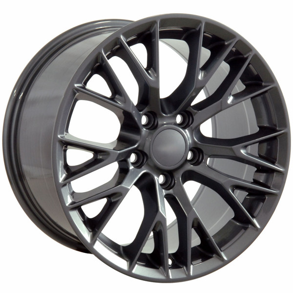 OE Wheels Corvette C7 ZO6 Replica Wheel - Gunmetal 17x9.5" (54mm Offset) - Set of 4