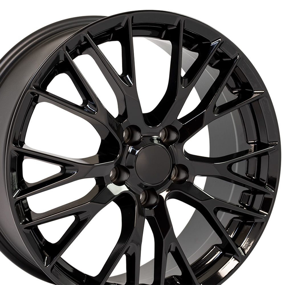 OE Wheels Corvette C7 Z06 Replica Flow Form Wheel - Black 19x8.5" (56mm Offset)