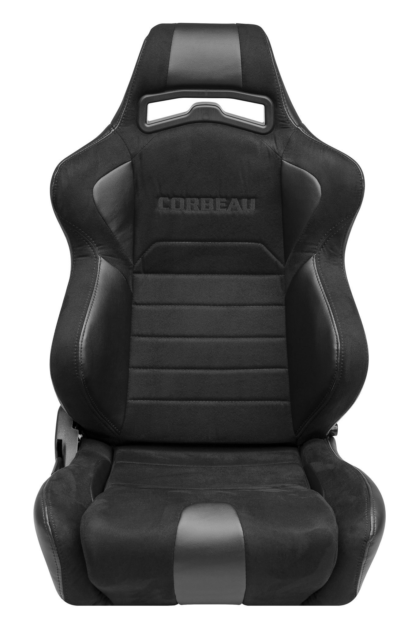 Corbeau LG1 Seats - Black Microsuede