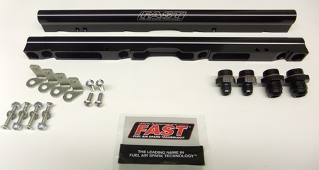 LS1/LS6 FAST LSXR & LSXRT Billet Fuel Rail Kit  - Black