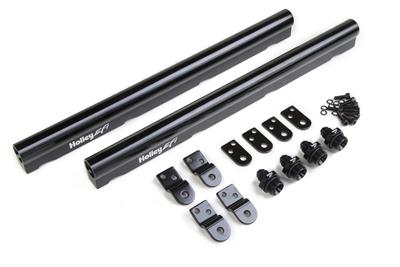 Holley EFI Fuel Rails - Black Anodized (For 4.8L, 5.3L, 6.0L Engines)