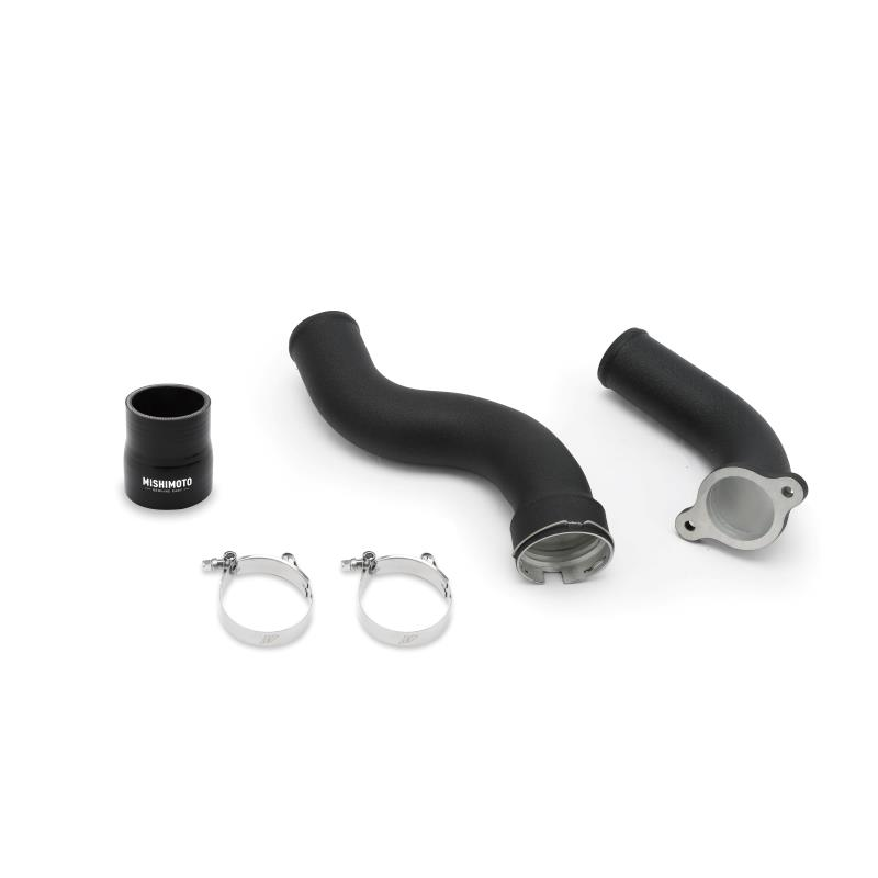 2016+ Camaro 2.0L Mishimoto Hotside Intercooler Pipe Kit - Wrinkle Black