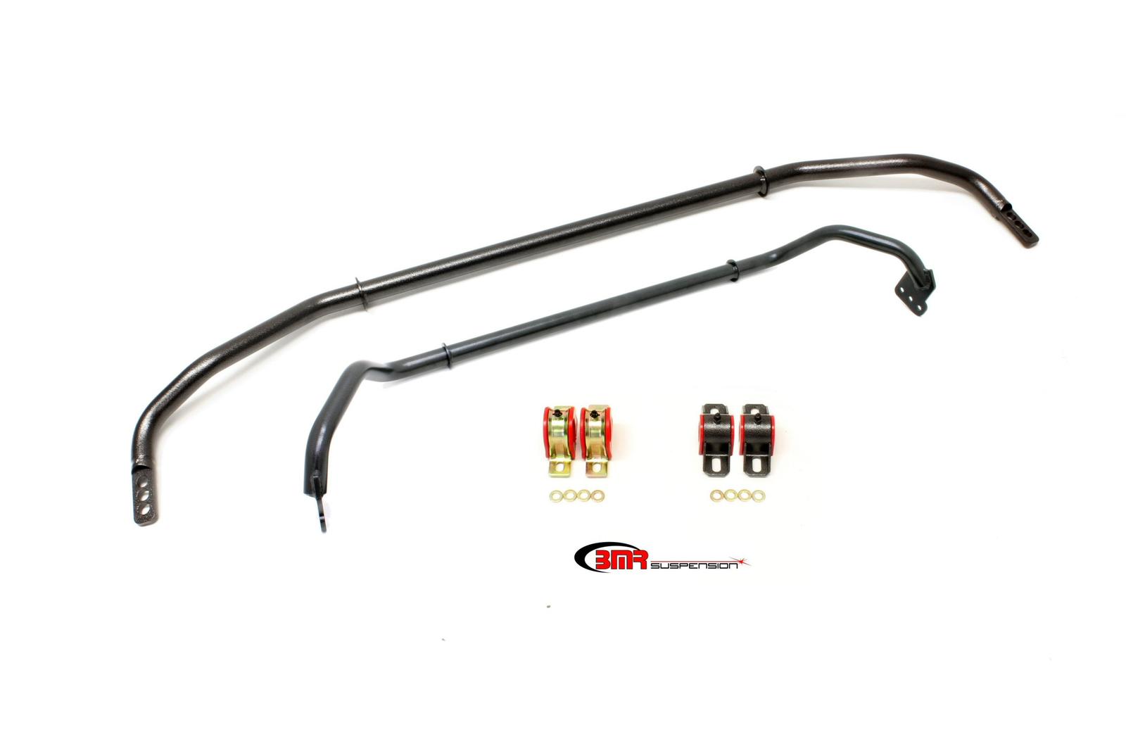 2010+ Camaro BMR Suspension Front (Hollow 29mm SB016) & Rear Sway Bar Kit w/Bushings